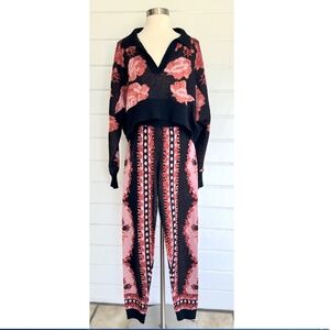 INTIMATELY FREE PEOPLE  Fuzzy Feelings Set in Black Combo - S